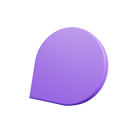 Bolha de bate-papo  3D Icon