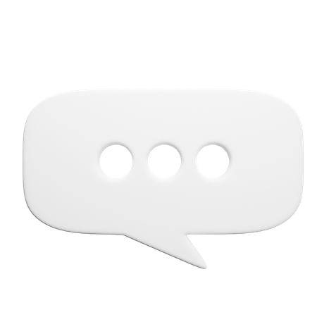 Bolha de bate-papo  3D Icon