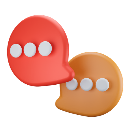 Bolha de bate-papo  3D Icon