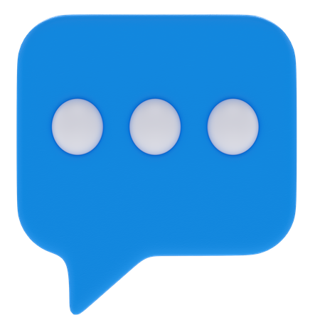 Bolha de bate-papo  3D Icon