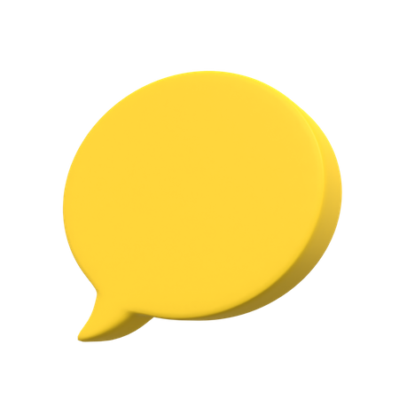 Bolha de bate-papo  3D Icon