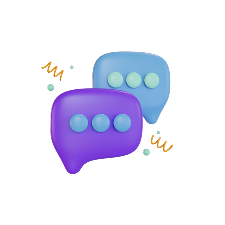 Bolha de bate-papo  3D Icon