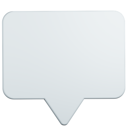 Bolha de bate-papo  3D Icon
