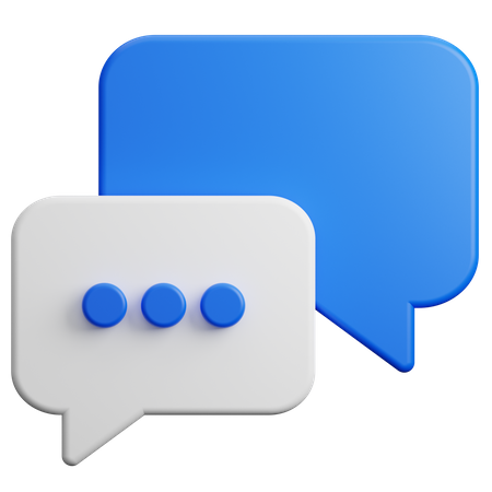 Bolha de bate-papo  3D Icon