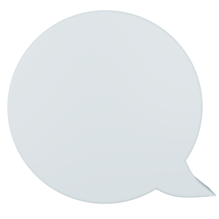 Bolha de bate-papo  3D Icon