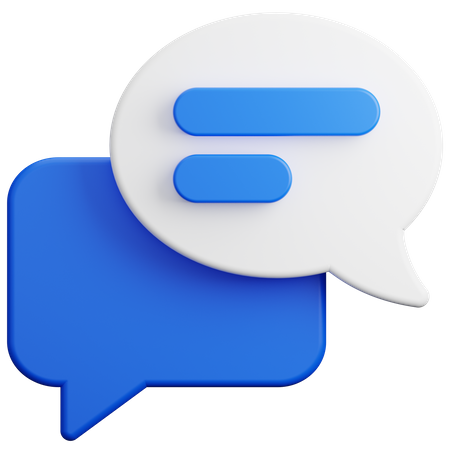 Bolha de bate-papo  3D Icon