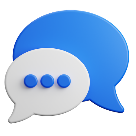 Bolha de bate-papo  3D Icon