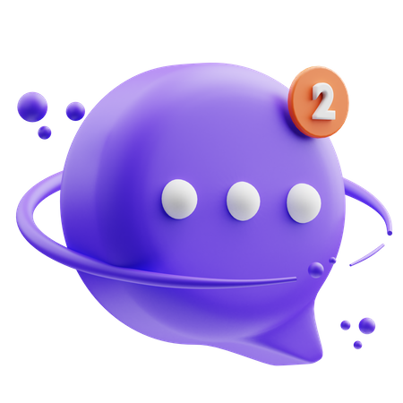 Bolha de bate-papo  3D Icon