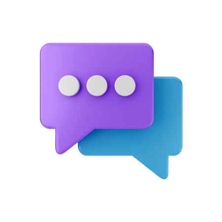 Bolha de bate-papo  3D Icon