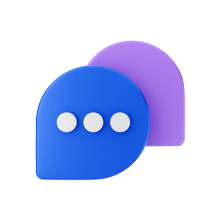 Bolha de bate-papo  3D Icon