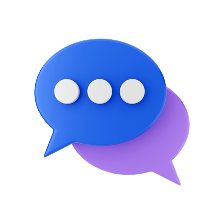 Bolha de bate-papo  3D Icon