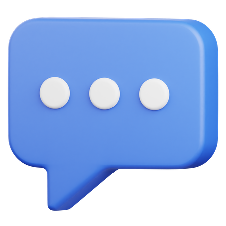 Bolha de bate-papo  3D Icon