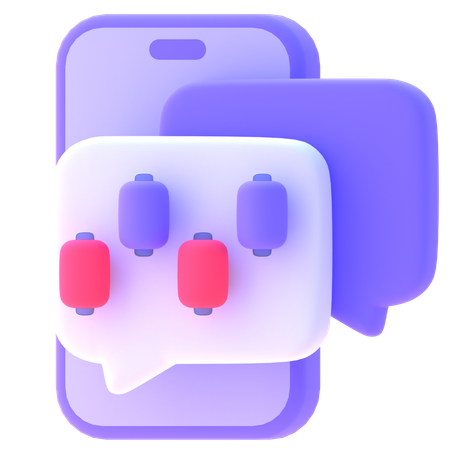 Bolha de bate-papo  3D Icon