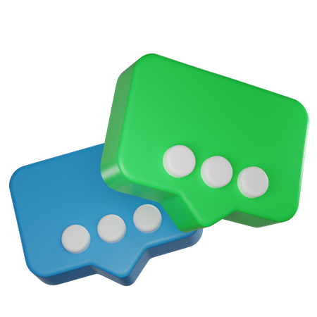 Bolha de bate-papo  3D Icon