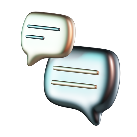 Bolha de bate-papo  3D Icon