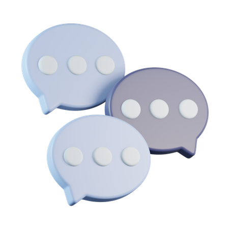 Bolha de bate-papo  3D Icon