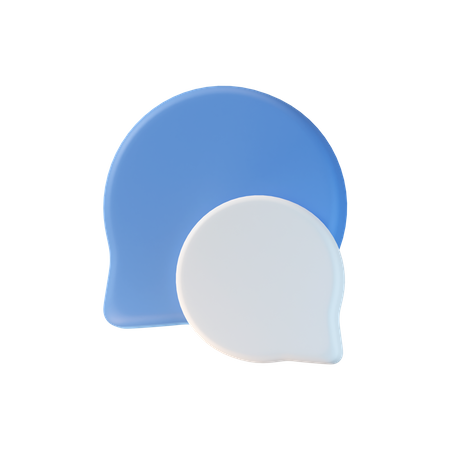Bolha de bate-papo  3D Icon