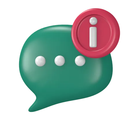 Bolha de bate-papo  3D Icon