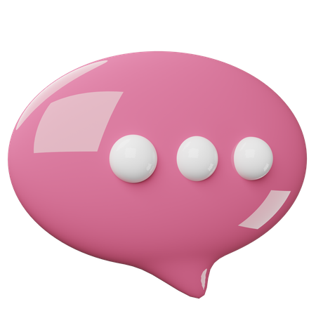 Bolha de bate-papo  3D Icon