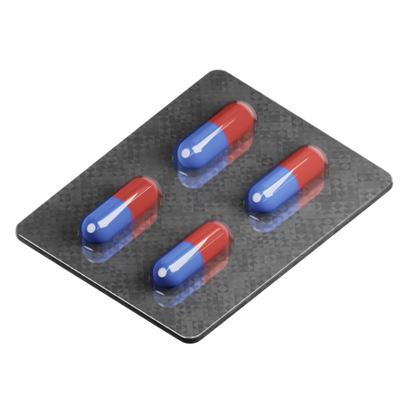 Bolha de comprimidos  3D Icon