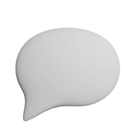 Comentario Do Balao De Fala Em Branco Branco 3D Illustration