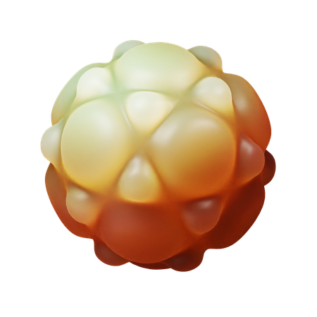 Bolha orgânica  3D Icon