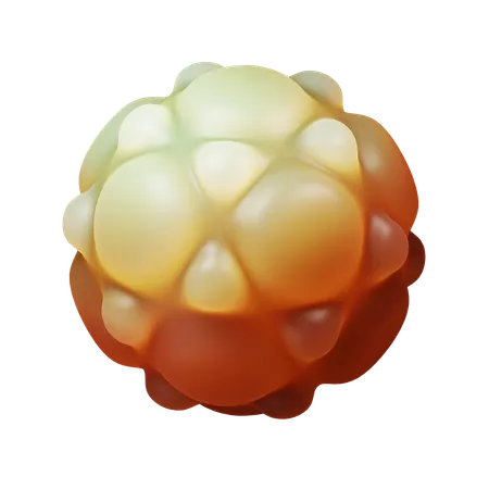 Bolha orgânica  3D Icon