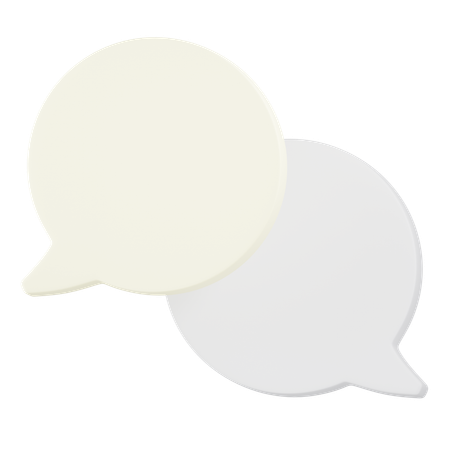 Bolhas de bate-papo  3D Icon