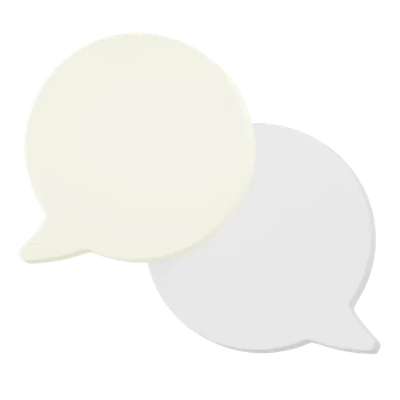 Bolhas de bate-papo  3D Icon