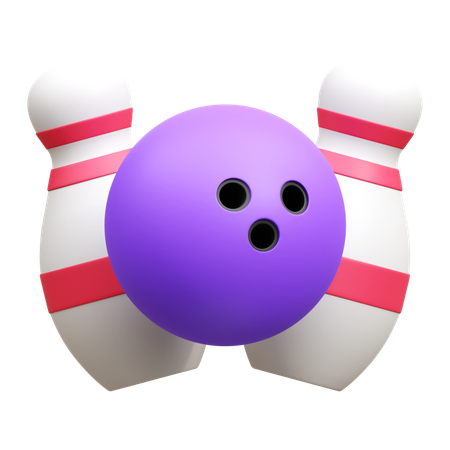 Boliche  3D Icon