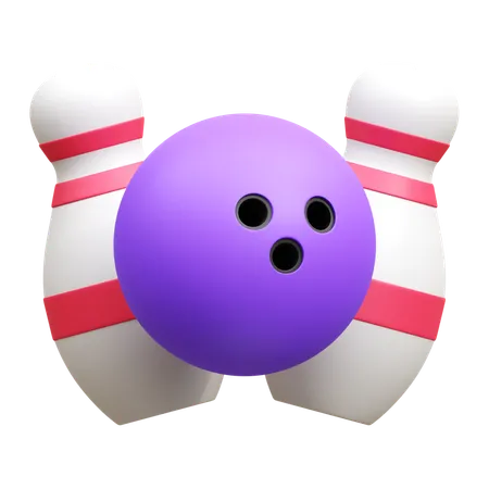 Boliche  3D Icon