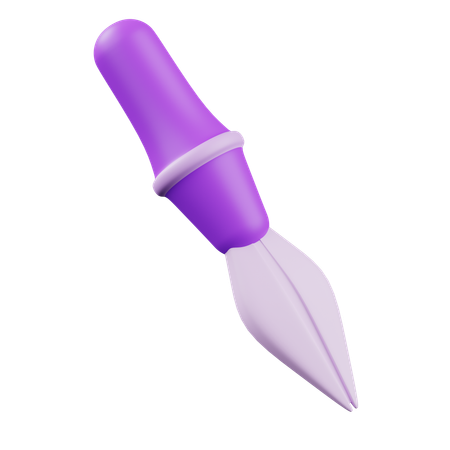 Pluma de dibujo  3D Icon