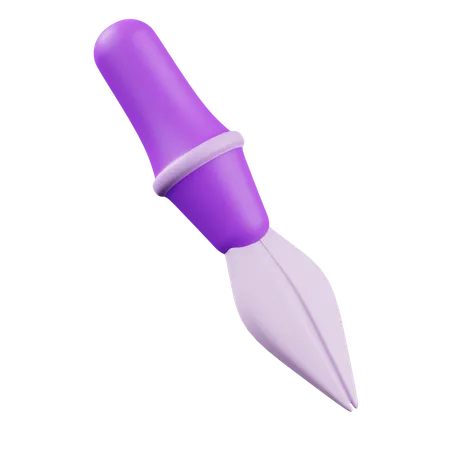 Pluma de dibujo  3D Icon