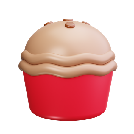 Bolinho  3D Icon