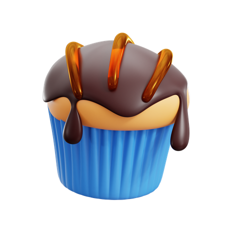 Bolinho de chocolate  3D Icon
