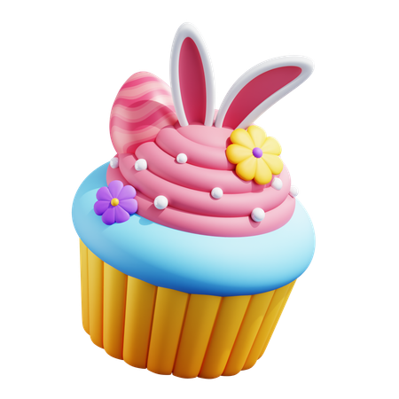 Bolinho de coelho  3D Icon
