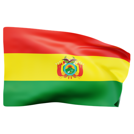 Bolivia Flag  3D Icon