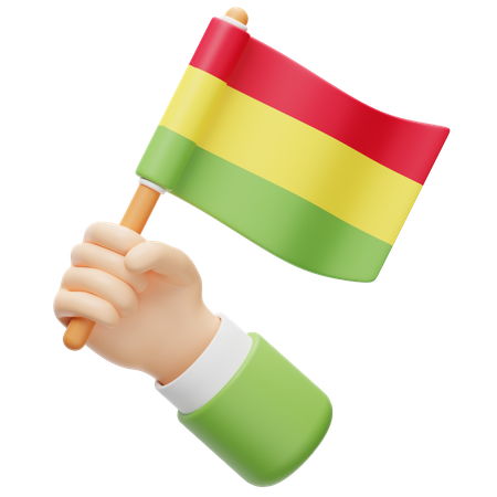 Bolivia Flag  3D Icon