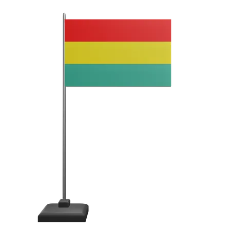 ボリビアの国旗  3D Icon