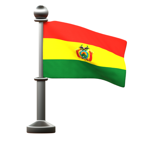Bolivia Flag  3D Icon