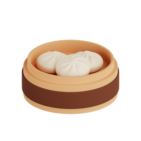 Bollo de carne  3D Icon