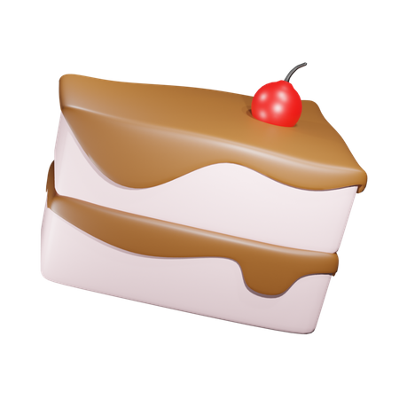 Bolo de caramelo  3D Icon