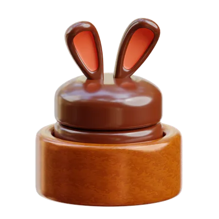 Bolo de coelho  3D Icon