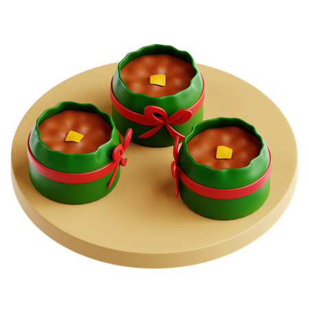 Bolo de arroz  3D Icon