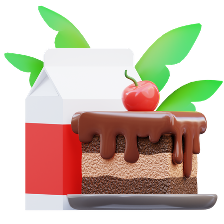 Bolo de Café da Manhã  3D Icon