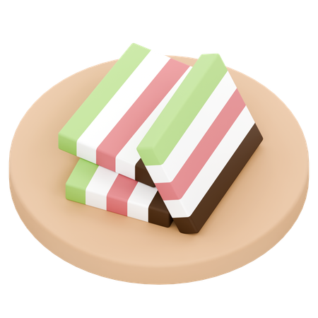 Bolo de camadas  3D Icon