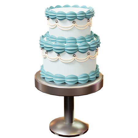 Bolo de casamento  3D Icon