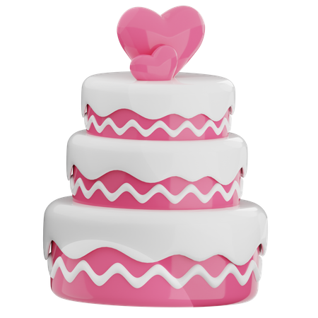 Bolo de casamento  3D Icon