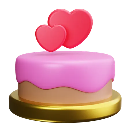 Bolo de casamento  3D Icon