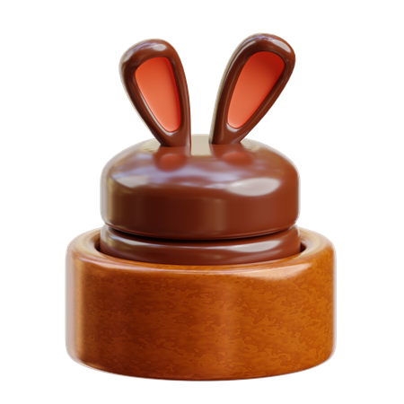 Bolo de coelho  3D Icon